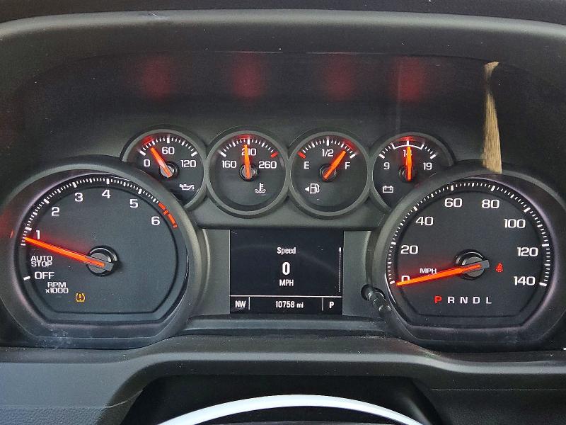2025 Chevrolet Silverado VIN 3GCNAAEK2SG262362 COPART salvage auction — FRONT END, Nj - Certificate Of Title, sold $15,500 on 2026-08-02 (photo 9)