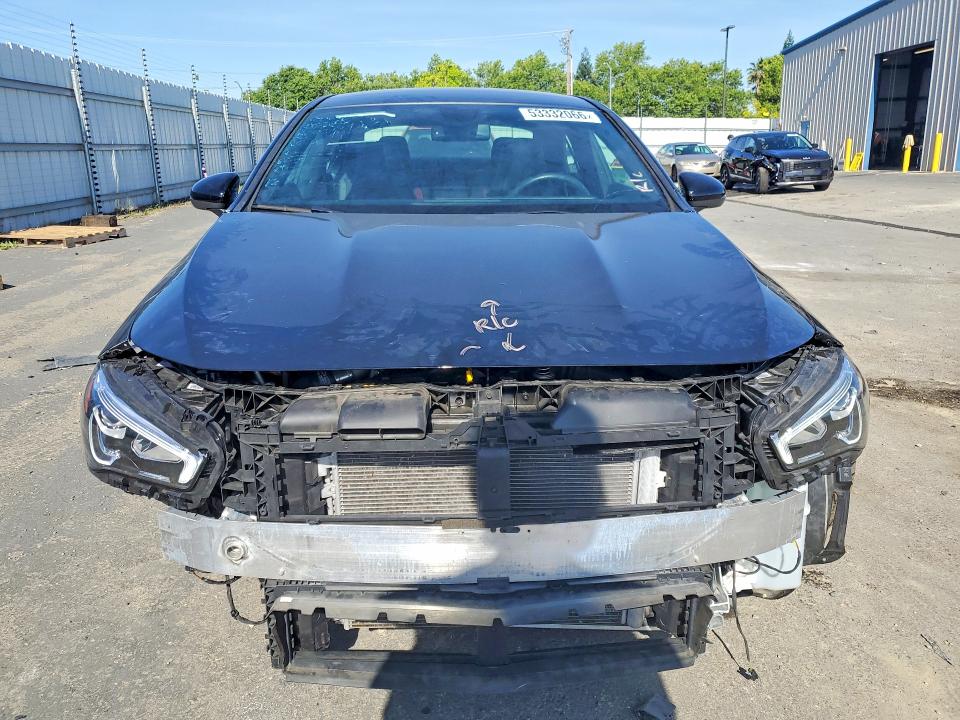 2023 Mercedes-benz Cla-klasse VIN W1K5J4GB6PN410824 COPART salvage auction — FRONT END, Ca - Salvage Certificate, sold $15,500 on 2026-07-07 (photo 5)