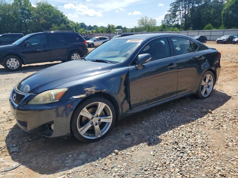 2011 Lexus Is VIN JTHBF5C29B5141073 COPART salvage auction — REAR END, Nc - Salvage Certificate Of Title, sold $325 on 2026-07-06 (photo 1)