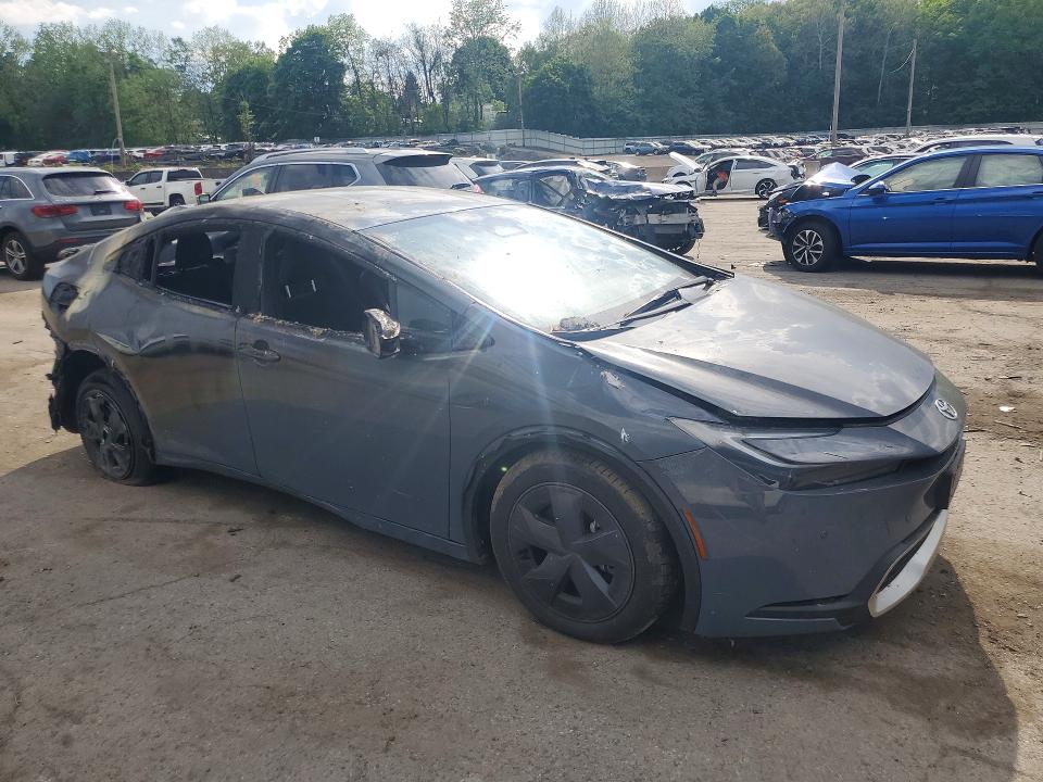 2026 Toyota Prius plug-in VIN JTDACACU4T3058194 COPART salvage auction — INTERIOR BURN, Ny - Mv907A-Parts Only, sold $5,600 on 2026-07-30 (photo 4)