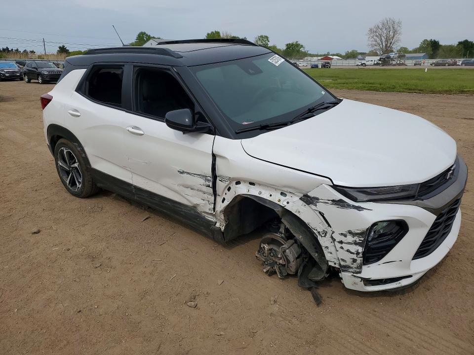 2022 Chevrolet Trailblazer VIN KL79MUSL6NB016397 COPART salvage auction — SIDE, Oh - Cert Of Title-Salvage, sold $5,200 on 2026-07-27 (photo 4)