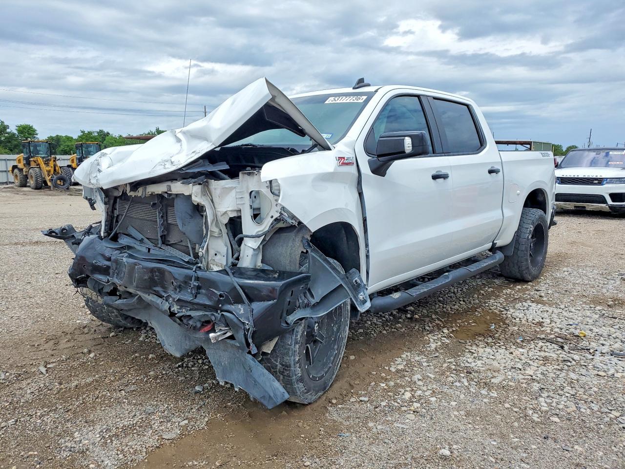 2019 Chevrolet Silverado 1500 VIN 1GCPYFED1KZ135685 COPART salvage auction — Front End, TX - CERTIFICATE OF TITLE, sold $6,600 on 2026-07-08 (photo 1)