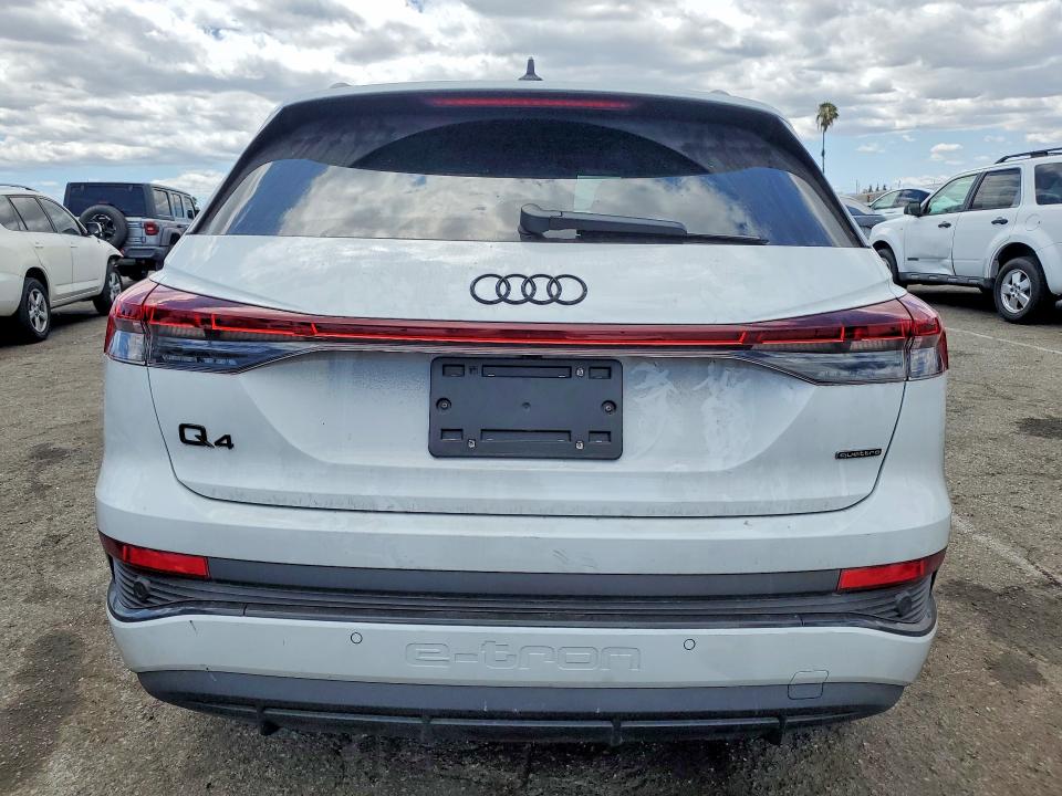 2024 Audi Q4 e-tron VIN WA1LUBFZ1RP046910 COPART salvage auction — FRONT END, Ca - Salvage Certificate, sold $15,800 on 2026-08-18 (photo 6)
