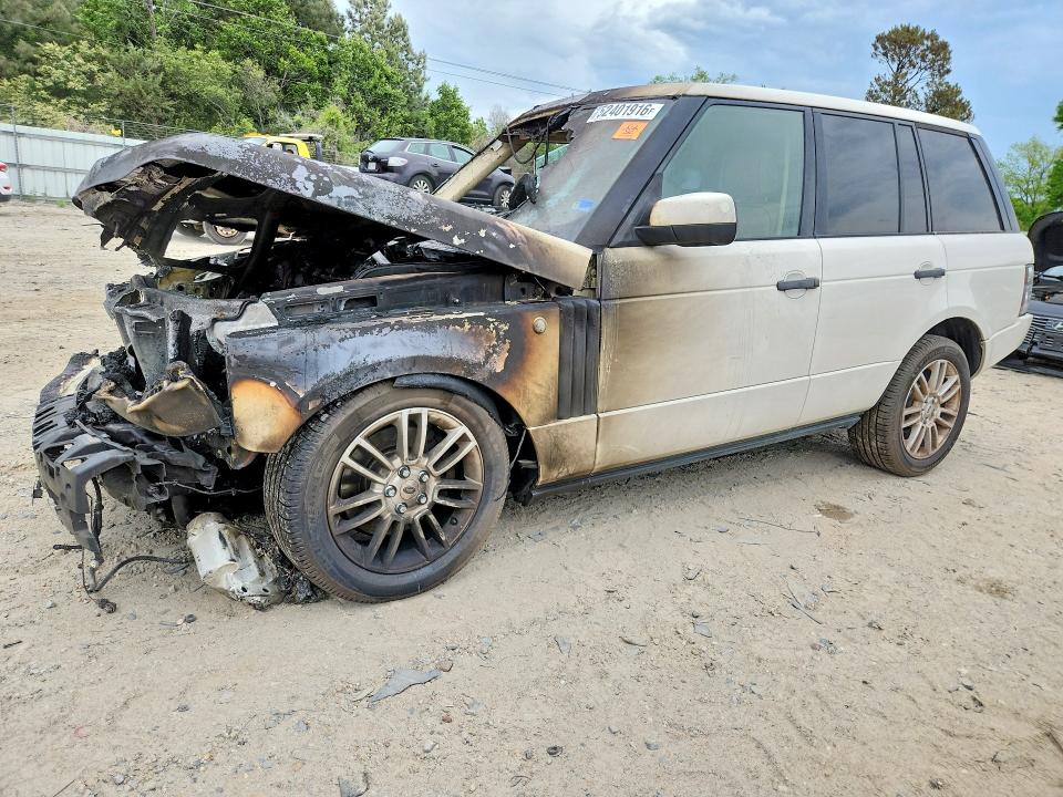 2010 Land rover RANGE ROVER VIN SALME1D40AA314712 COPART salvage auction — Burn Engine, Va - Cert Of Title-Rebuilt, sold $400 on 2026-07-07 (photo 1)