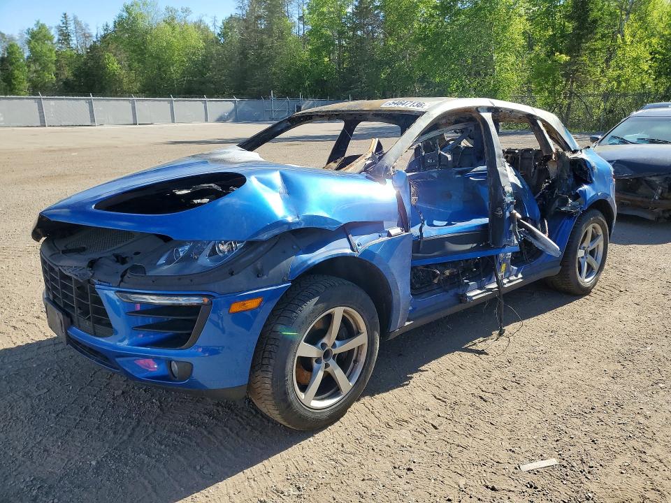 2017 Porsche Macan VIN WP1AA2A53HLB06085 COPART salvage auction — BURN, ON - PERMIT NO BRAND - UNFIT, sold $300 on 2026-07-30 (photo 1)