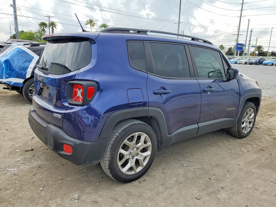 2017 Jeep Renegade VIN ZACCJABBXHPG43931 COPART salvage auction — FRONT END, Fl - Cert Of Title Slvg Rebuildable, sold $950 on 2026-07-31 (photo 3)