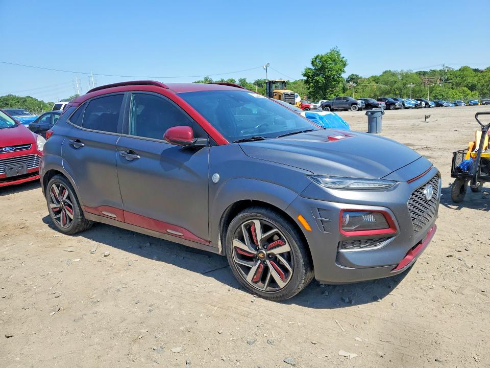 2019 Hyundai Kona VIN KM8K5CA57KU312412 COPART salvage auction — SIDE, Md - Cert Of Salvage > 75% Damage, sold $3,550 on 2026-07-14 (photo 4)