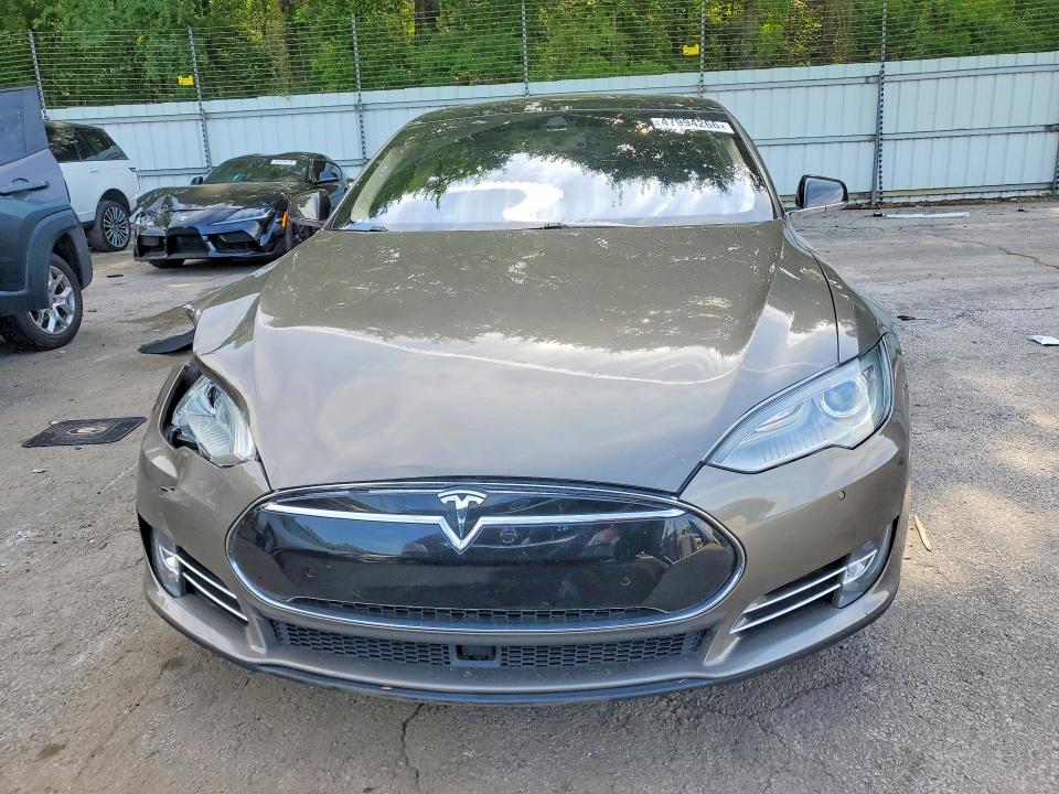 2015 Tesla Model s VIN 5YJSA1H4XFF091825 COPART salvage auction — FRONT END, Ga - Cert Of Title-Salvage, sold $7,900 on 2026-07-31 (photo 5)