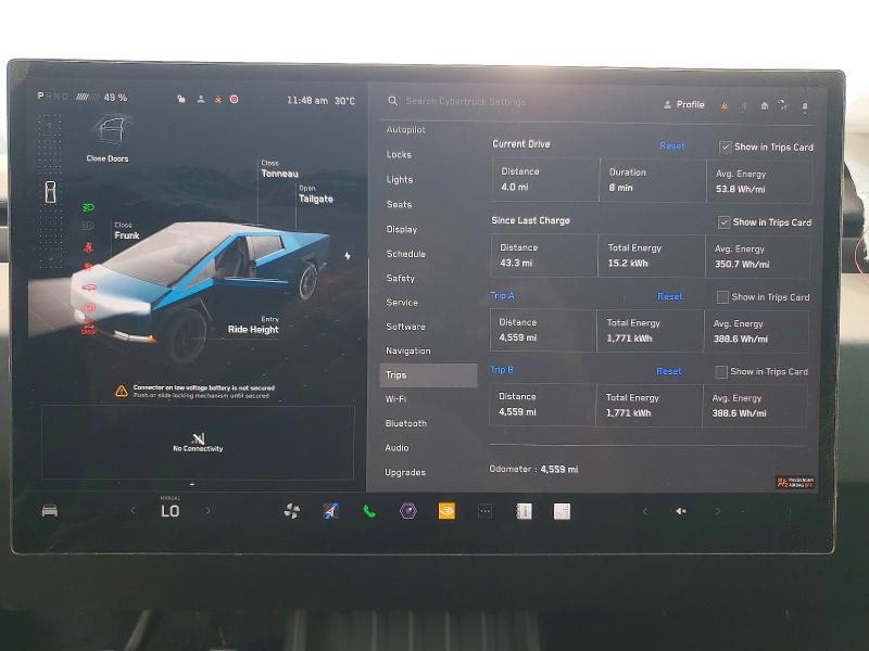2024 Tesla Cybertruck VIN 7G2CEHED8RA049481 COPART salvage auction — FRONT END, Hi - Bill Of Sale - Parts Only, sold $20,500 on 2026-07-06 (photo 9)