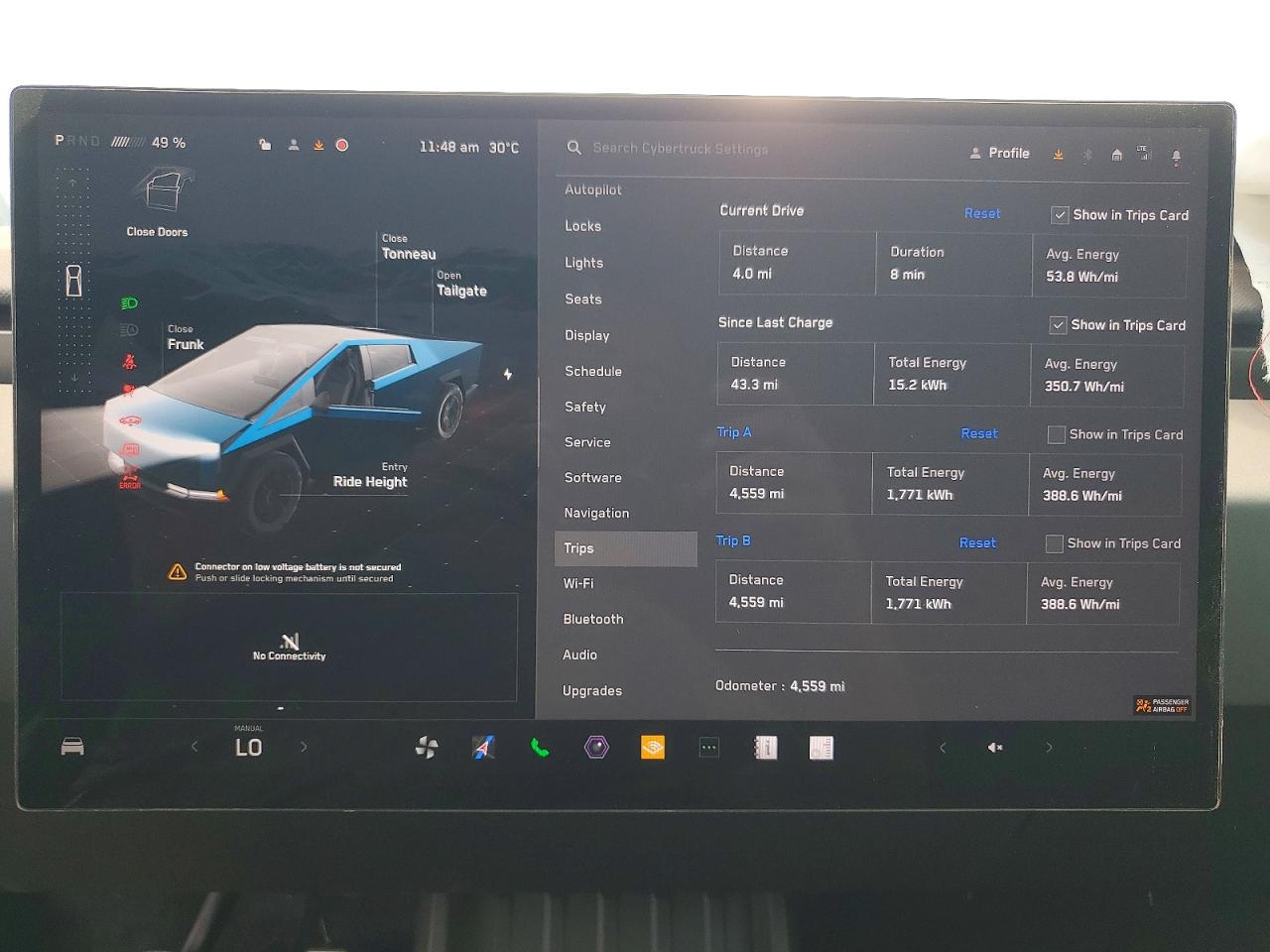 2024 Tesla Cybertruck VIN 7G2CEHED8RA049481 COPART salvage auction — Front End, HI - BILL OF SALE - PARTS ONLY, sold $10,800 on 2026-07-02 (photo 9)