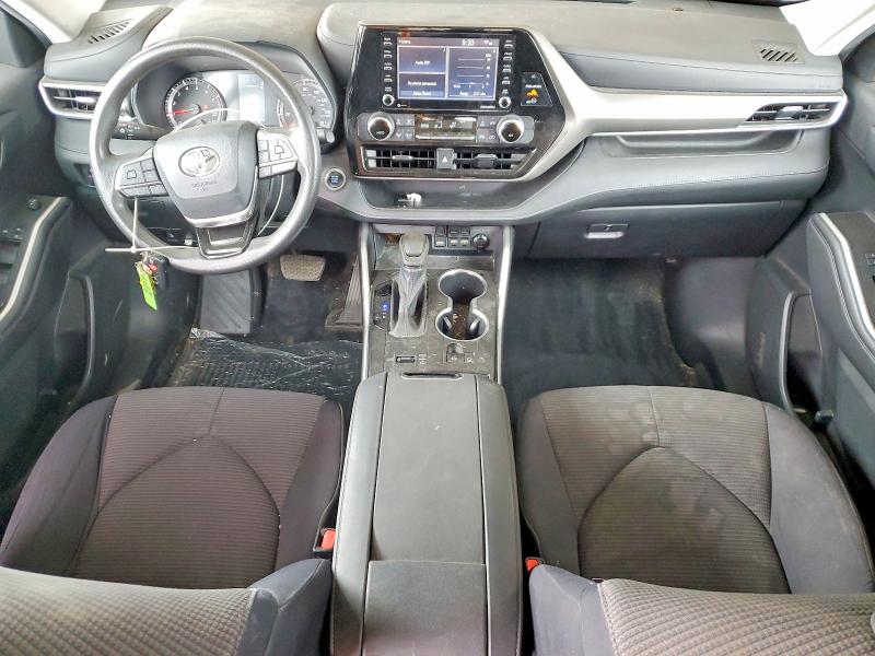 2021 Toyota VIN 5TDCZRAH1MS084313 COPART salvage auction — REAR END, Ca - Salvage Certificate, sold $10,500 on 2026-07-16 (photo 8)