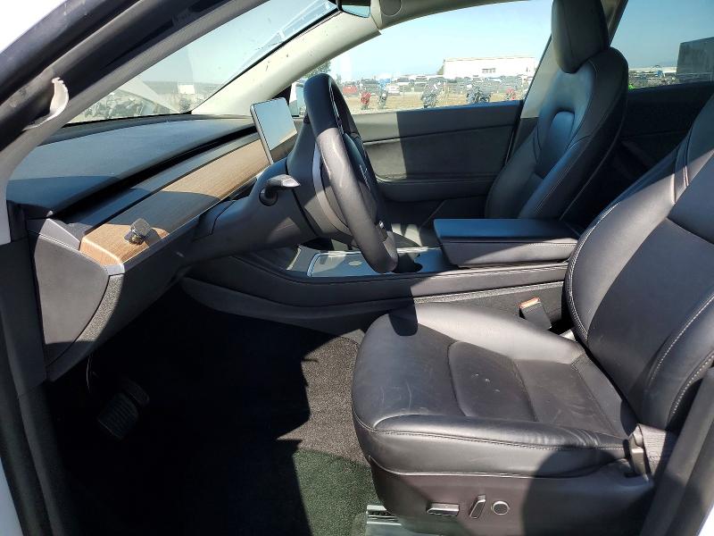 2022 Tesla Model y VIN 7SAYGDEE9NF356338 COPART salvage auction — FRONT END, Ca - Salvage Certificate, sold $13,400 on 2026-07-27 (photo 7)