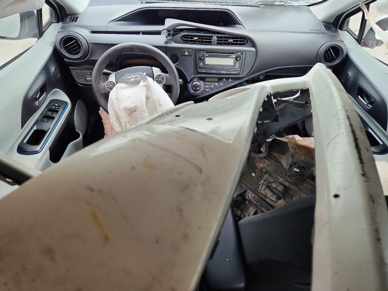 2013 Toyota Prius VIN JTDKDTB36D1543911 COPART salvage auction — FRONT END, Tx - Salvage Vehicle Title, sold $425 on 2026-07-10 (photo 8)
