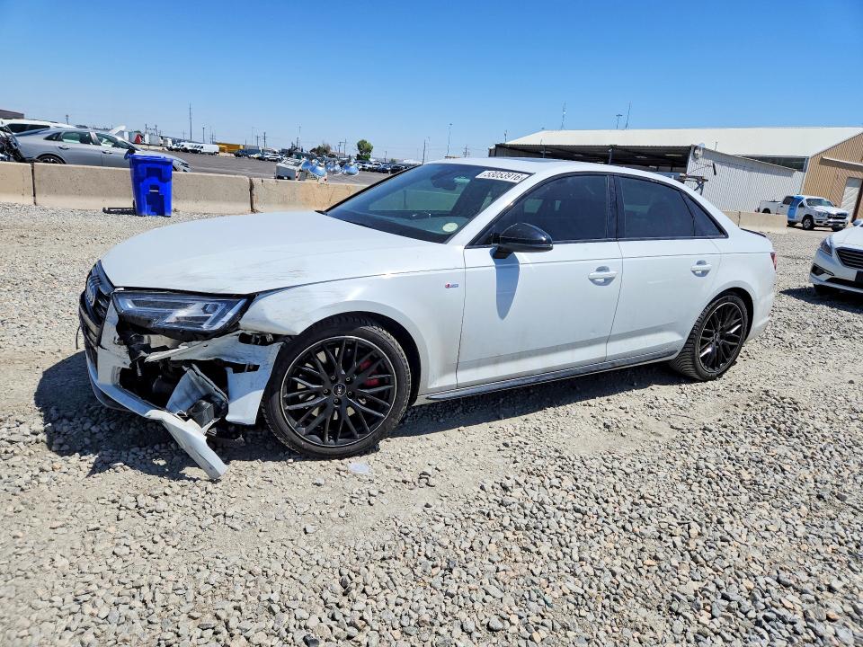 2019 Audi A4 VIN WAUENAF46KA109404 COPART salvage auction — FRONT END, Co - Public - Salvage Title, sold $7,700 on 2026-07-16 (photo 1)
