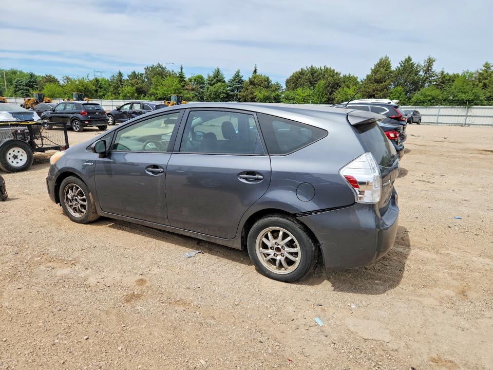 2013 Toyota Prius v VIN JTDZN3EU8D3243159 COPART salvage auction — REAR END, Il - Salvage Certificate, sold $1,200 on 2026-07-09 (photo 2)