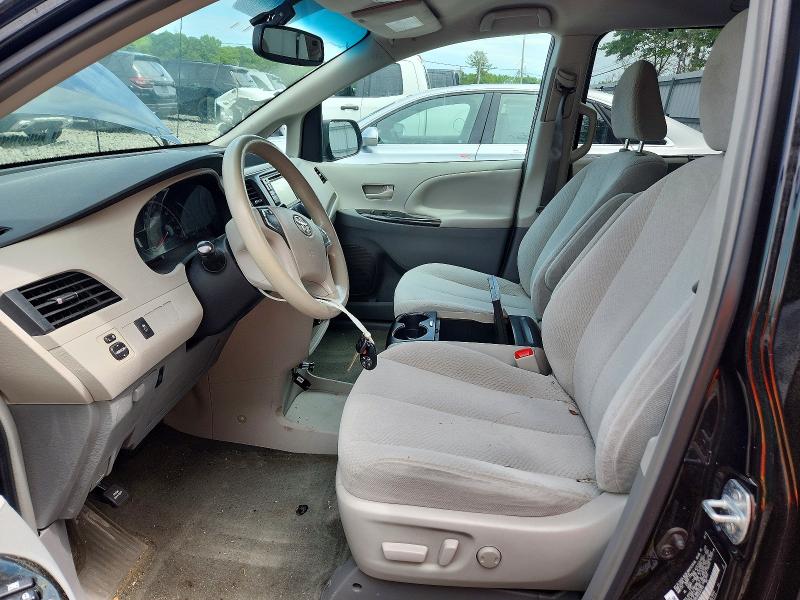 2014 Toyota Sienna VIN 5TDKK3DC4ES417117 COPART salvage auction — FRONT END, Nj - Cert Of Title-Salvage, sold $3,000 on 2026-07-13 (photo 7)