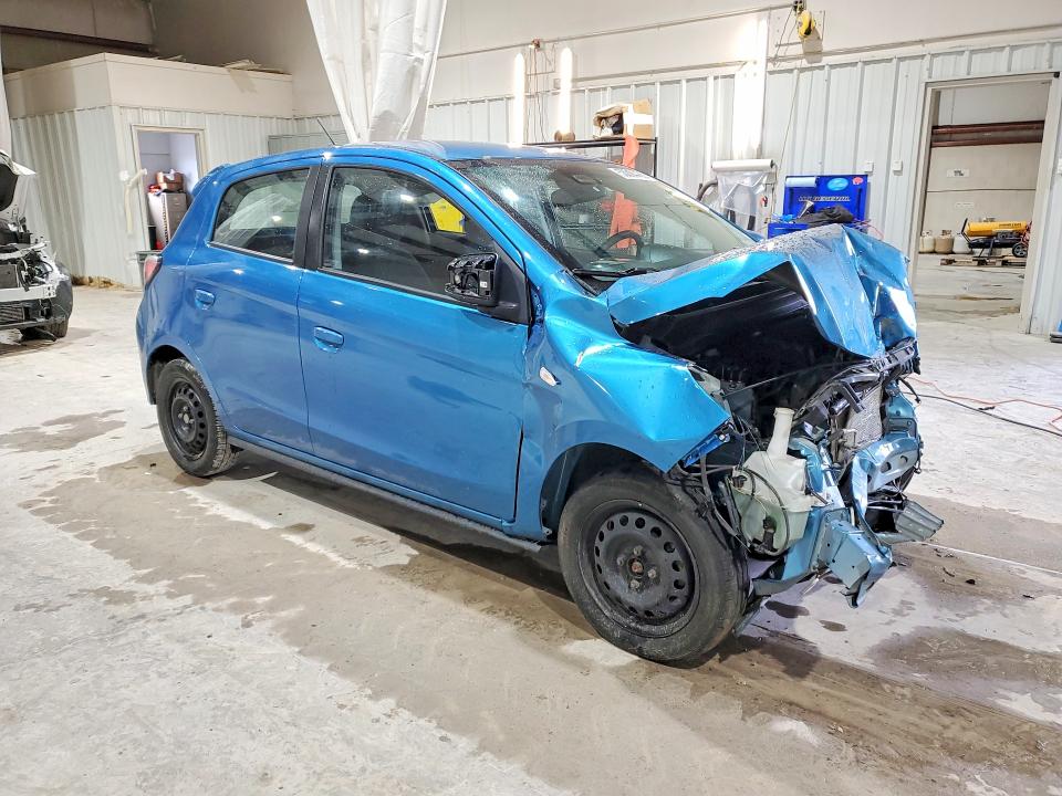 2022 Mitsubishi Mirage VIN ML32AUHJ8NH005095 COPART salvage auction — FRONT END, NY - MV-907A SALVAGE CERTIFICATE, sold $450 on 2026-07-27 (photo 4)