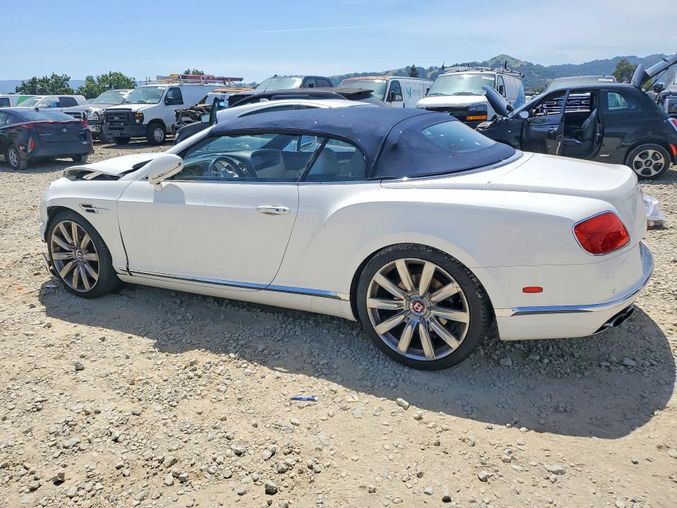 2017 Bentley Continental gt VIN SCBGT3ZAXHC061422 COPART salvage auction — FRONT END, Ca - Salvage Certificate, sold $18,300 on 2026-07-02 (photo 2)