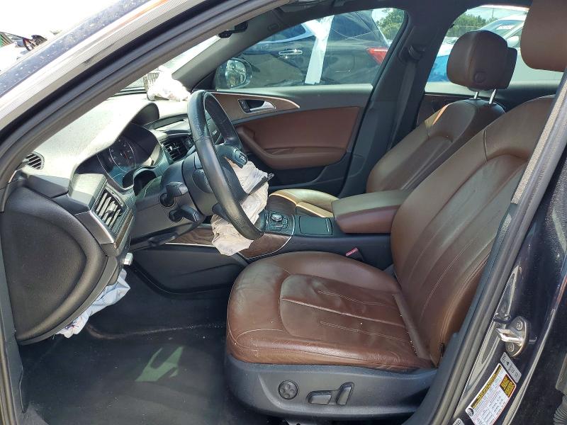 2013 Audi A6 VIN WAUGFAFC2DN074353 COPART salvage auction — WATER/FLOOD, Fl - Cert Of Title-Slvg Rebld Flood, sold $350 on 2026-07-14 (photo 7)