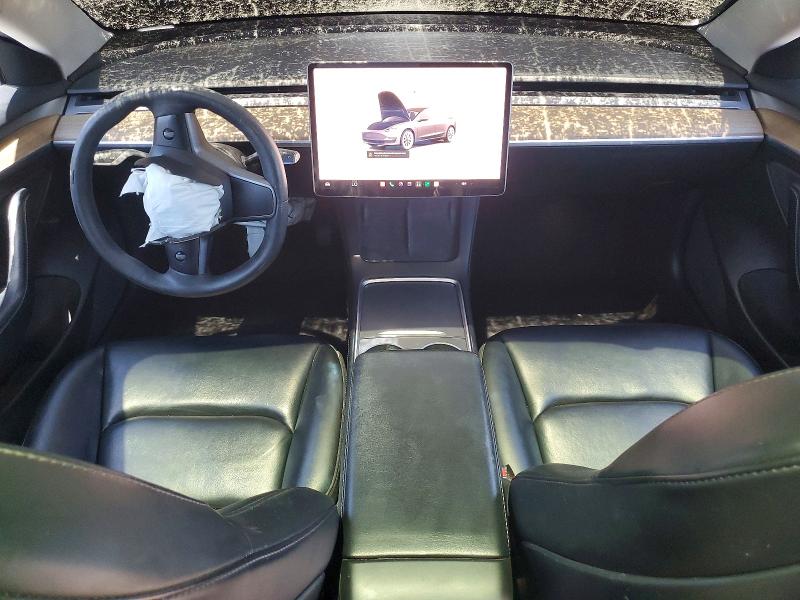 2022 Tesla VIN 5YJ3E1EB6NF187526 COPART salvage auction — FRONT END, Nv - Salvage Title, sold $9,000 on 2026-07-30 (photo 8)