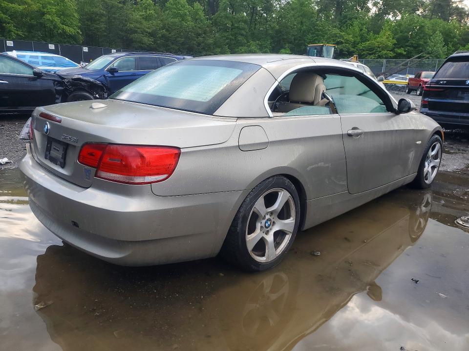 2008 BMW 3er VIN WBAWL13518PX17232 COPART salvage auction — REAR END, Md - Cert Of Salvage > 75% Damage, sold $225 on 2026-07-02 (photo 3)