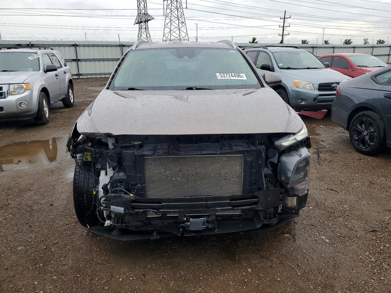 2019 Hyundai Santa Fe VIN 5NMS33ADXKH049051 COPART salvage auction — Front End, IL - SALVAGE CERTIFICATE, sold $5,600 on 2026-06-30 (photo 5)