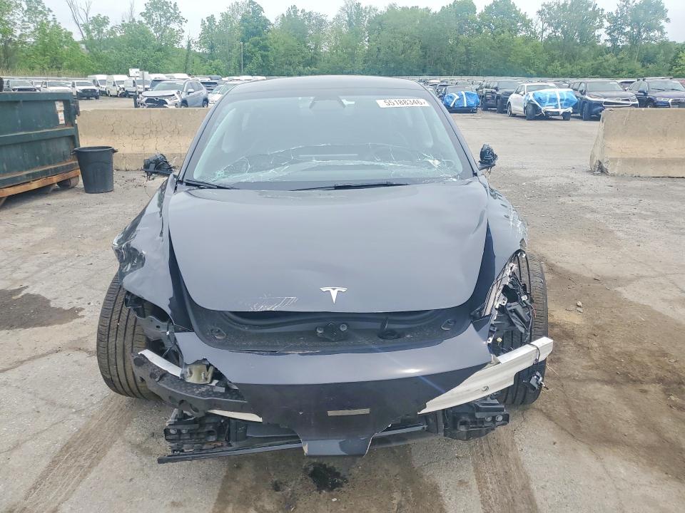 2025 Tesla Model 3 VIN 5YJ3E1EB0SF073629 COPART salvage auction — FRONT END, Salvage Title, sold $9,500 on 2026-07-09 (photo 5)