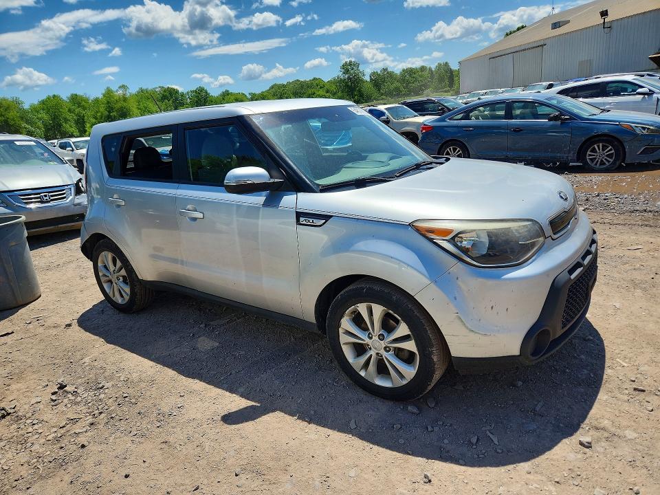 2014 Kia Soul VIN KNDJP3A57E7712046 COPART salvage auction — VANDALISM, Pa - Certificate Of Salvage, sold $1,000 on 2026-07-06 (photo 4)