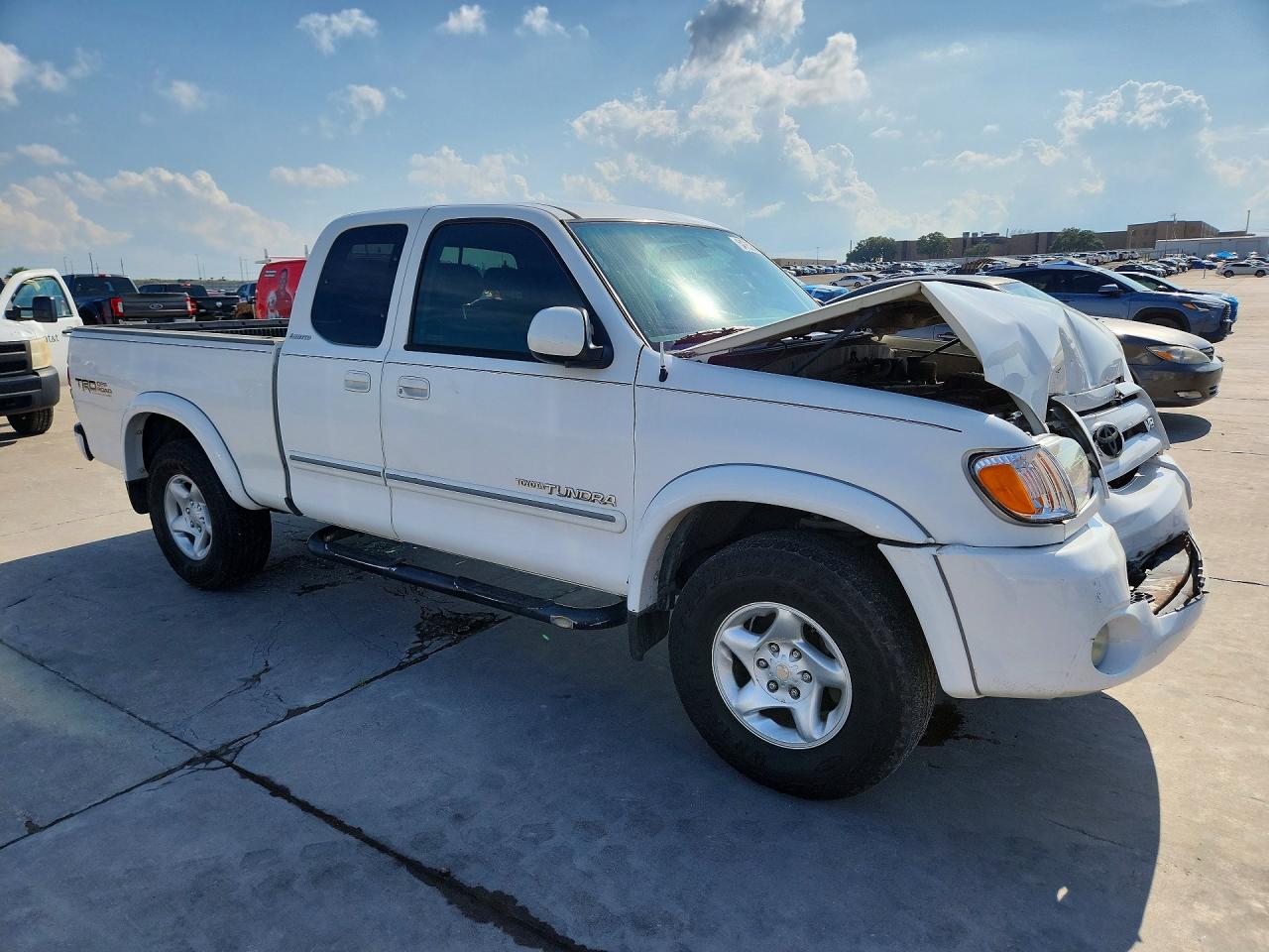 2003 Toyota Tundra VIN 5TBRT38133S340296 COPART salvage auction — Front End, TX - SALVAGE VEHICLE TITLE, sold $2,450 on 2026-06-29 (photo 4)