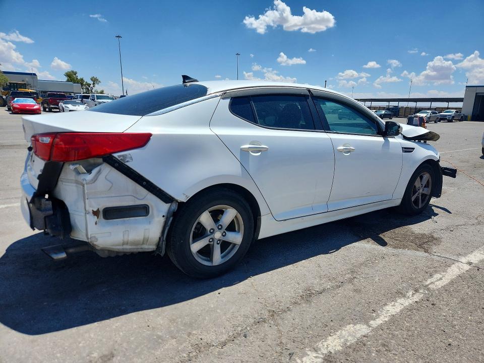 2015 Kia Optima VIN KNAGM4A70F5595530 COPART salvage auction — SIDE, Tx - Salvage Vehicle Title, sold $125 on 2026-07-31 (photo 3)