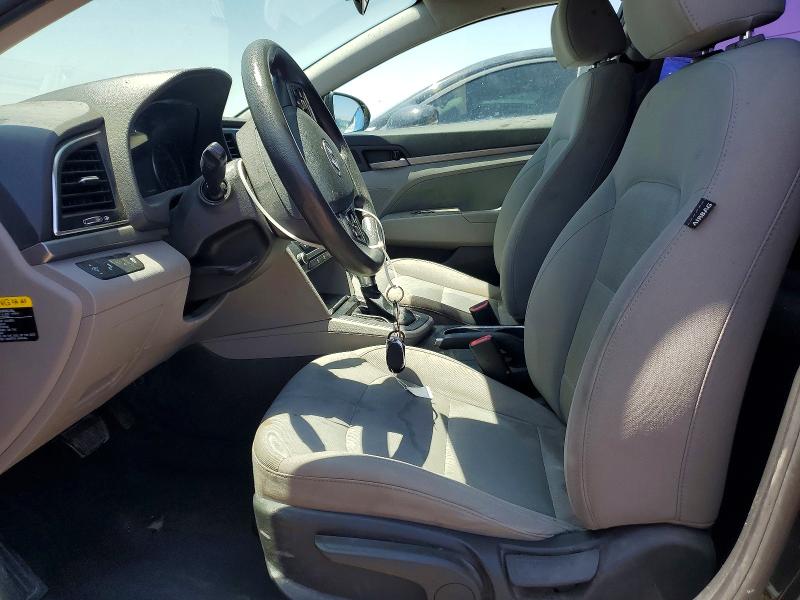2018 Hyundai Elantra VIN 5NPD84LF1JH223802 COPART salvage auction — FRONT END, Tx - Salvage Vehicle Title, sold $1,150 on 2026-07-31 (photo 7)