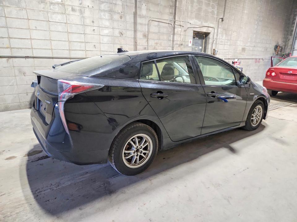 2016 Toyota Prius VIN JTDKBRFU3G3001220 COPART salvage auction — HAIL, Mn - Cert Of Title-Prior Salvage, sold $4,250 on 2026-07-07 (photo 3)