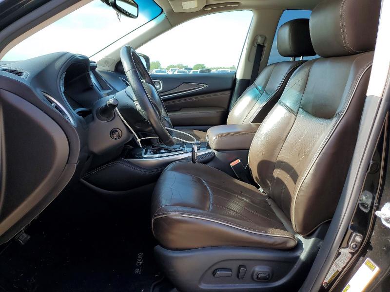 2016 Infiniti VIN 5N1AL0MN4GC530302 COPART salvage auction — FRONT END, Tx - Salvage Vehicle Title, sold $2,199 on 2026-07-02 (photo 7)