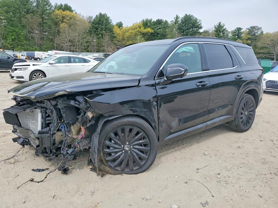 2025 Hyundai Palisade VIN KM8R7DGE7SU919657 COPART salvage auction — FRONT END, Ma - Cert Of Title-Salvage, sold $80 on 2026-07-02 (photo 1)