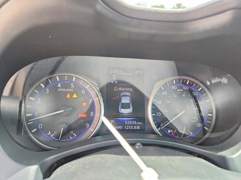 2019 Infiniti Q60 VIN JN1FV7EK3KM360456 COPART salvage auction — FRONT END, Nj - Cert Of Title-Salvage, sold $10,100 on 2026-08-12 (photo 9)