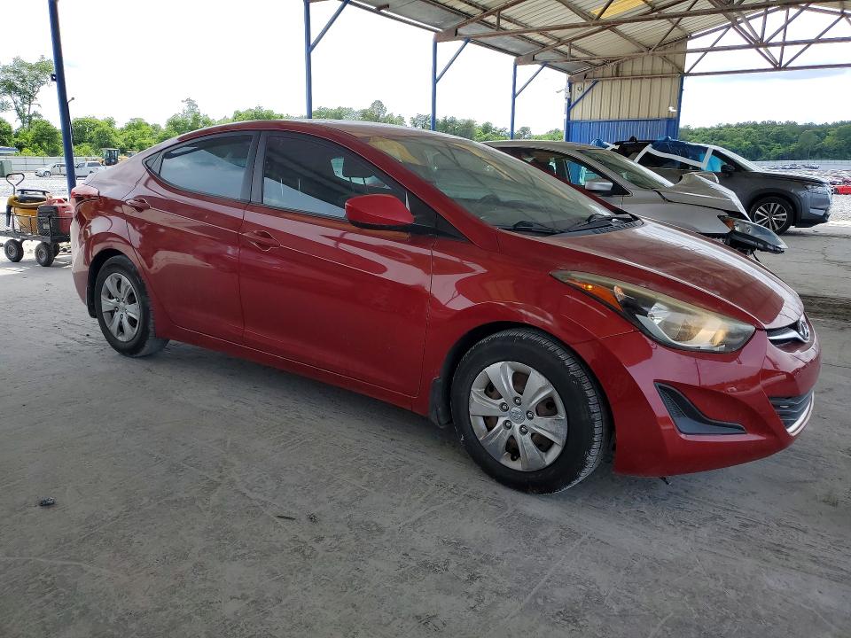 2016 Hyundai Elantra VIN KMHDH4AE9GU582822 COPART salvage auction — SIDE, Ga - Cert Of Title-Salvage, sold $1,700 on 2026-07-09 (photo 4)