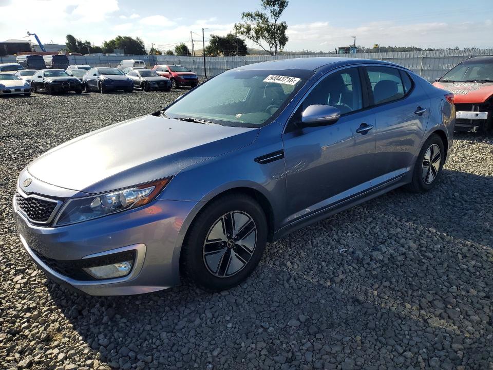2011 Kia Optima hybrid VIN KNAGM4ADXB5006516 COPART salvage auction — MINOR DENT/SCRATCHES, Ca - Dis/Dlr/Exp App For Dup Clean, sold $1,800 on 2026-07-08 (photo 1)