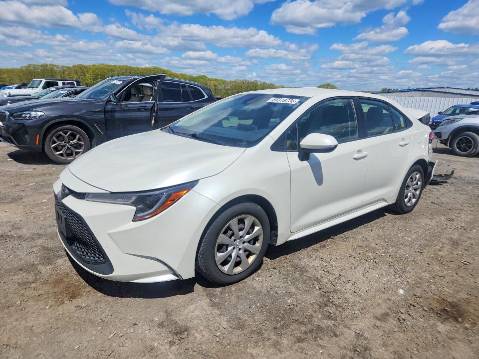 2020 Toyota Corolla VIN JTDEPRAE6LJ068379 COPART salvage auction — REAR END, Ma - Cert Of Title-Salvage, sold $3,550 on 2026-07-11 (photo 1)