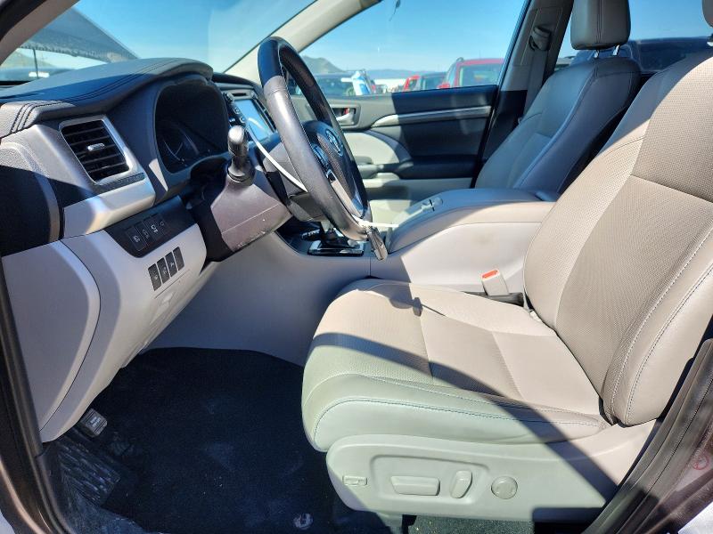 2019 Toyota Highlander VIN 5TDDZRFH1KS931860 COPART salvage auction — FRONT END, Mt - Salvage Certificate Of A Vehic, sold $200 on 2026-07-28 (photo 7)