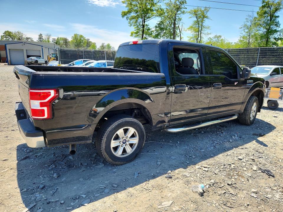 2020 Ford F-150 VIN 1FTEW1C4XLKD27250 COPART salvage auction — VANDALISM, Md - Cert Of Salvage > 75% Damage, sold $5,200 on 2026-07-02 (photo 3)