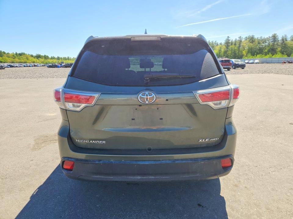 2015 Toyota VIN 5TDJKRFH7FS194564 COPART salvage auction — SIDE, Me - Cert Of Title-Salvage Collisio, sold $8,100 on 2026-07-06 (photo 6)
