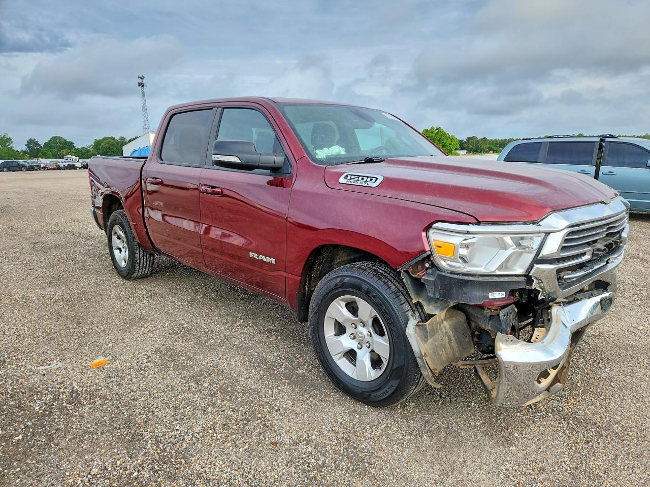 2021 Ram 1500 VIN 1C6SRFFT7MN632691 COPART salvage auction — Front End, AL - CERT OF TITLE-SALVAGE TITLE, sold $12,000 on 2024-12-12 (photo 4)
