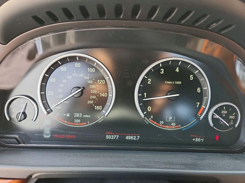 2013 BMW 5er VIN WBAFR9C57DD226561 COPART salvage auction — HAIL, Tx - Certificate Of Title, sold $1,750 on 2026-07-28 (photo 9)