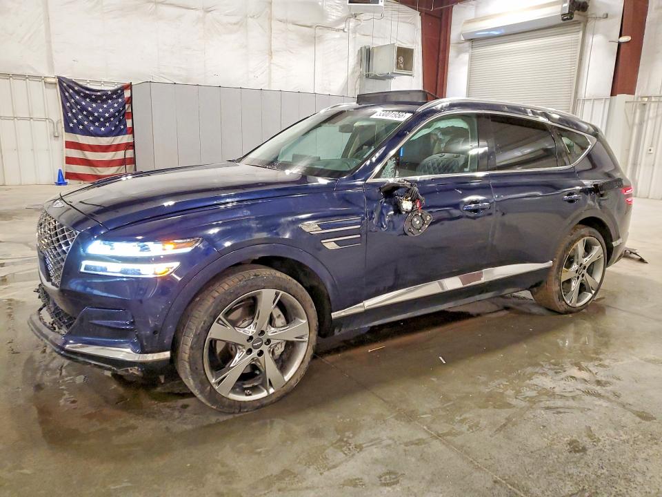 2021 Genesis Gv80 VIN KMUHCESC2MU073798 COPART salvage auction — ROLLOVER, Mn - Cert Of Title-Salvage, sold $9,900 on 2026-07-14 (photo 1)