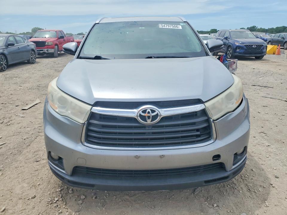 2014 Toyota Highlander VIN 5TDKKRFH2ES025040 COPART salvage auction — ALL OVER, Ks - Cert Of Title-Salvage, sold $150 on 2026-07-21 (photo 5)