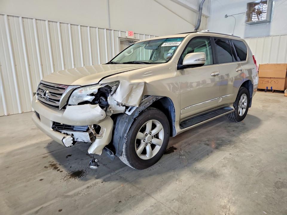 2012 Lexus Gx VIN JTJBM7FX8C5039420 COPART salvage auction — FRONT END, Nc - Salvage Certificate Of Title, sold $1,150 on 2026-07-27 (photo 1)