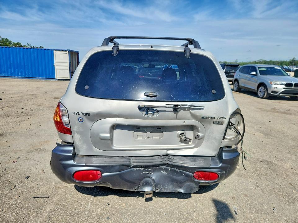2004 Hyundai Santa fe VIN KM8SC13E64U591068 COPART salvage auction — FRONT END, Fl - Cert Of Title Slvg Rebuildable, sold $325 on 2026-07-06 (photo 6)