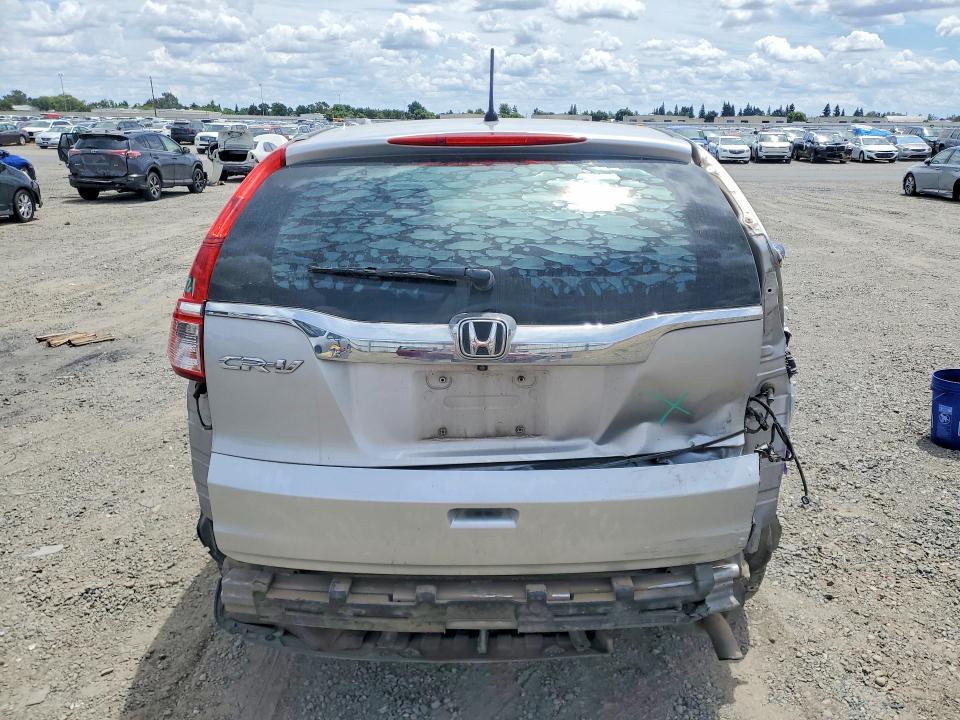 2016 Honda Cr-v VIN 3CZRM3H34GG707727 COPART salvage auction — REAR END, Ca - Salvage Certificate, sold $2,850 on 2026-07-02 (photo 6)