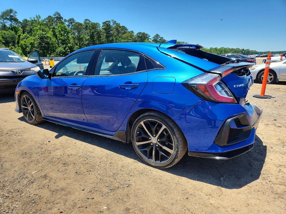2020 Honda Civic VIN SHHFK7H42LU220426 COPART salvage auction — REAR END, La - Cert Of Title-Salvage, sold $125 on 2026-07-21 (photo 2)