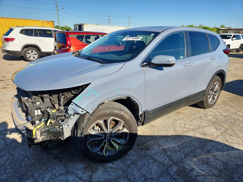 2021 Honda Cr-v VIN 7FARW2H81ME033077 COPART salvage auction — FRONT END, In - Cert Of Title-Salvage Title, sold $12,100 on 2026-07-02 (photo 1)
